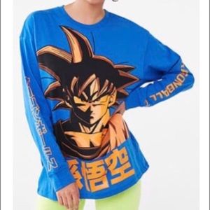Blue Long Sleeve Goku Shirt